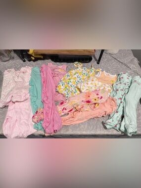 Little Me Girls Pajama Sleepwear Bundle some bamboo
